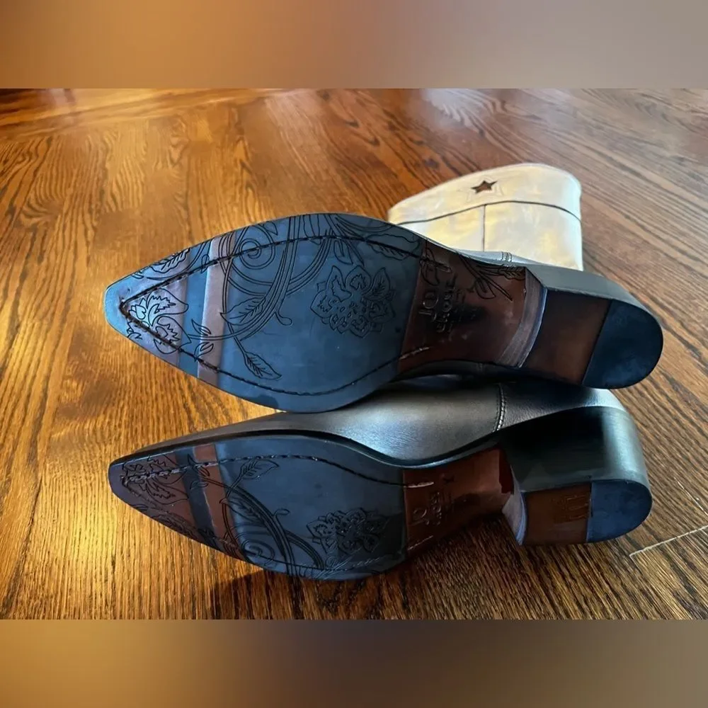 Free People x JO Ghost Cowboy Star Boots Size 41